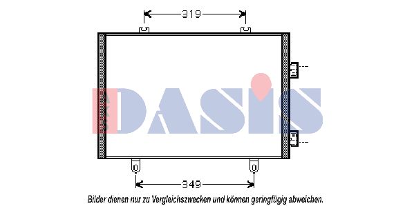 AKS DASIS Kondensators, Gaisa kond. sistēma 392002N